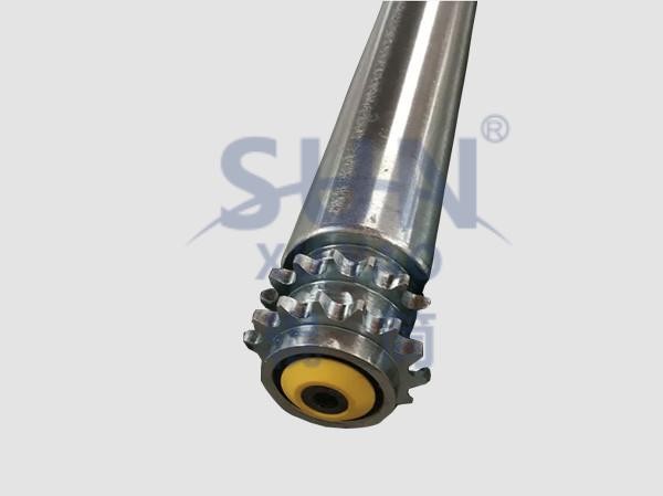 双链轮镀锌动力滚筒