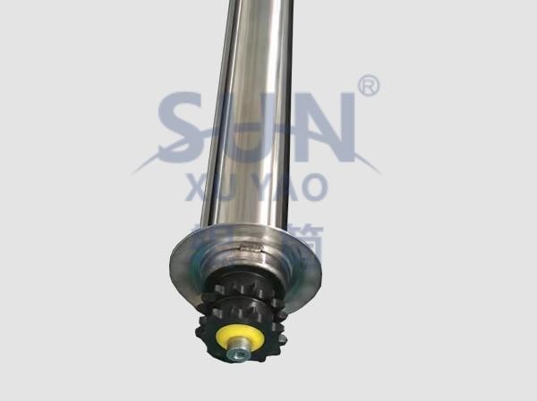 挡圈双链轮滚筒